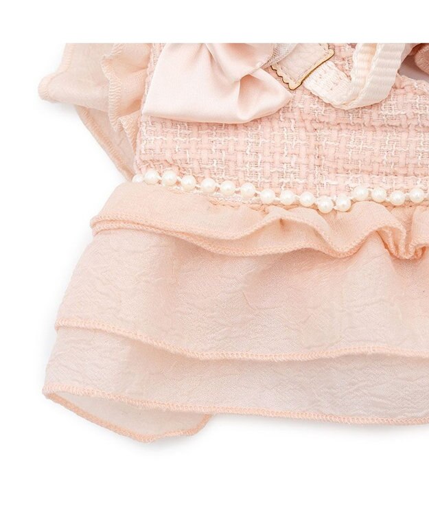 PET PARADISE cherircouture ツイード ベストハーネス 《ピンク》 Ｓ ピンク