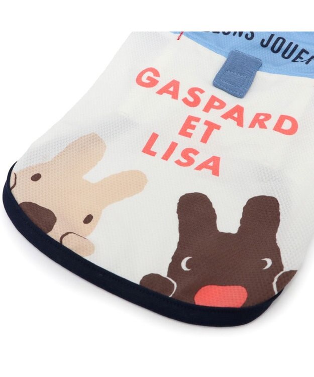 PET PARADISE リサとガスパール ポケットクール タンクトップ 《ふたり》 小型犬 ホワイト