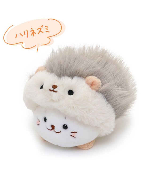 Mother garden しろたん 小動物 マスコット 《ハリネズミ / ウサギ / モルモット / モグラ》 【単品】 ハリネズミ