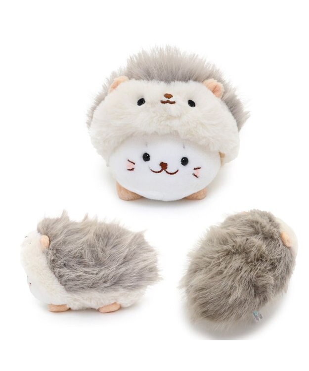 Mother garden しろたん 小動物 マスコット 《ハリネズミ / ウサギ / モルモット / モグラ》 【単品】 ハリネズミ