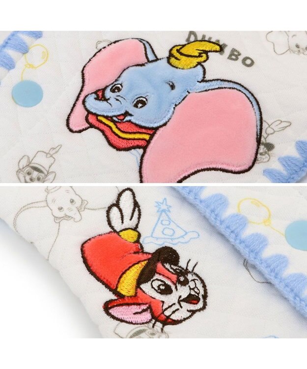 PET PARADISE ディズニー ダンボ キルトベスト 小型犬 ホワイト×ブルー