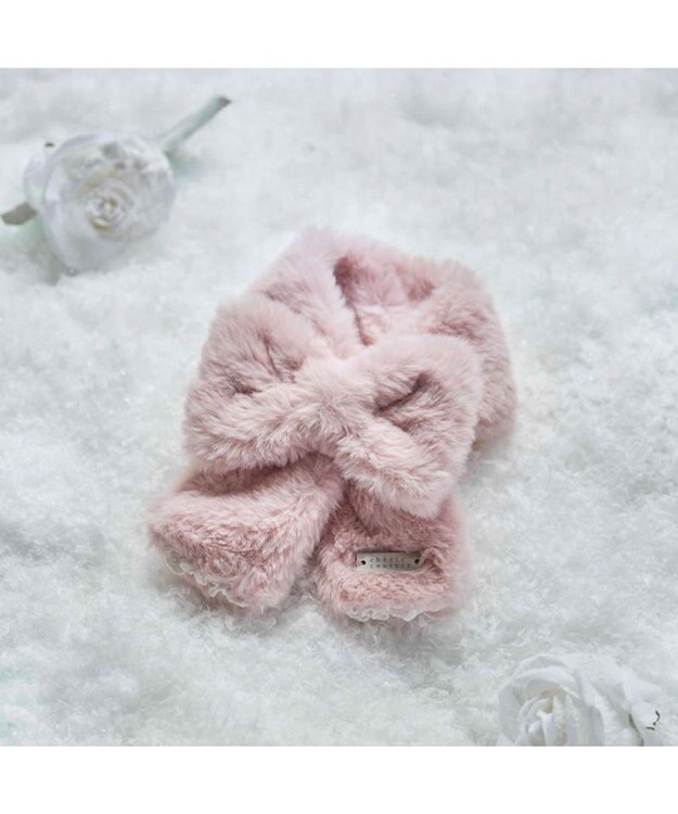 PET PARADISE cherircouture りぼんマフラー 小型犬 ピンク