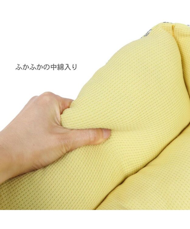 PET PARADISE スヌーピー　いつも一緒 カドラー S  超小型犬 38×32cm イエロー