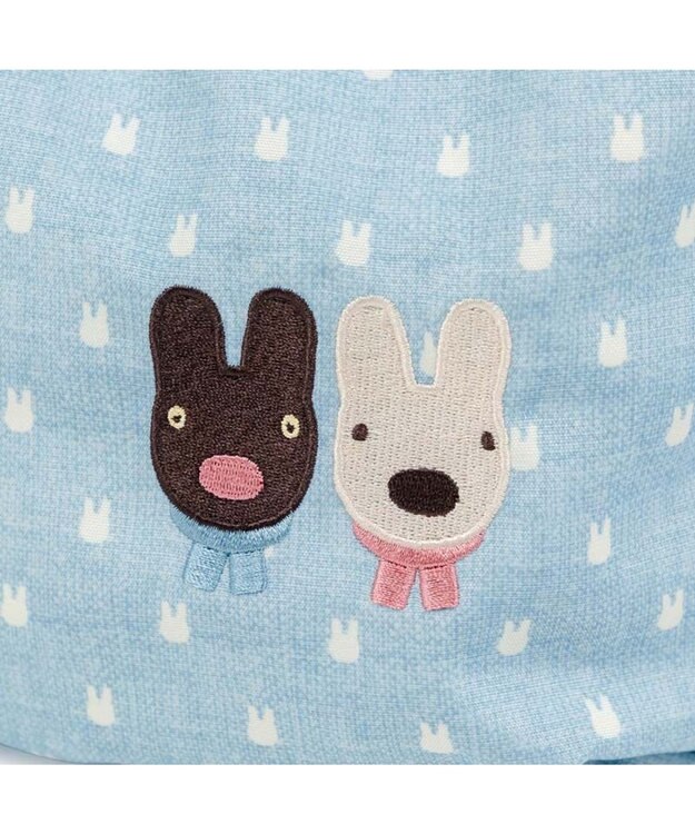 PET PARADISE リサとガスパール 刺繍 スリングバッグ Ｍ ブルー