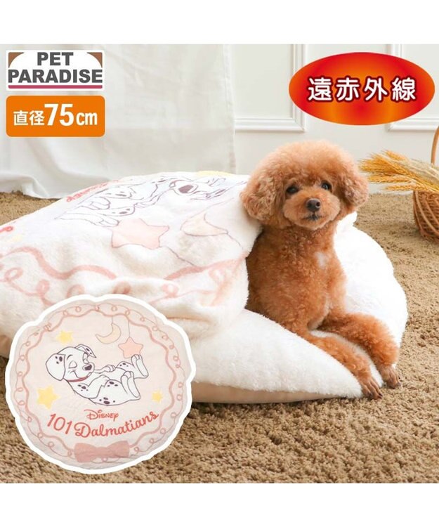 PET PARADISE ディズニー 101匹わんちゃん くつろぎマット Ｍ ベージュ