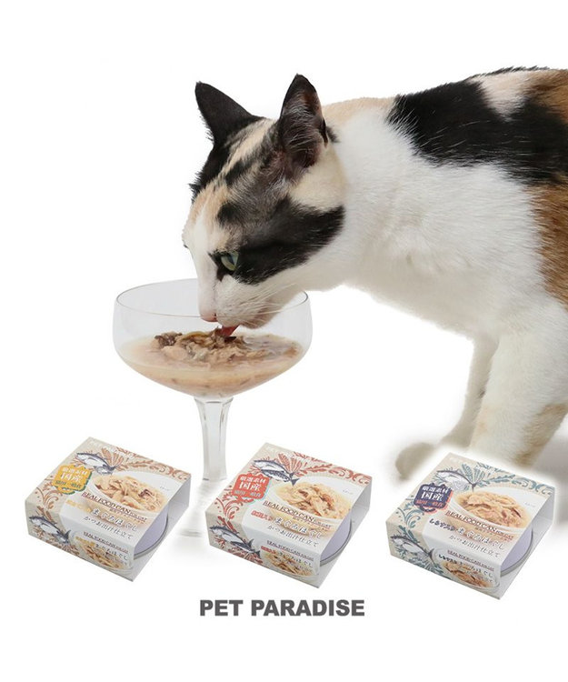 PET PARADISE キャットフード ウェット 缶 まぐろほぐし 75ｇ 《しらす/ 紅鮭/ ほたて》単品 しらす入り