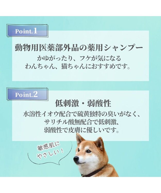 PET PARADISE ペットパラダイス  薬用 イオウ シャンプー 300ｍＬ  国産 -