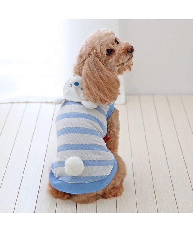 PET PARADISE ペットパラダイス エコ メイド パーカー 《しろくま》 小型犬 ホワイト