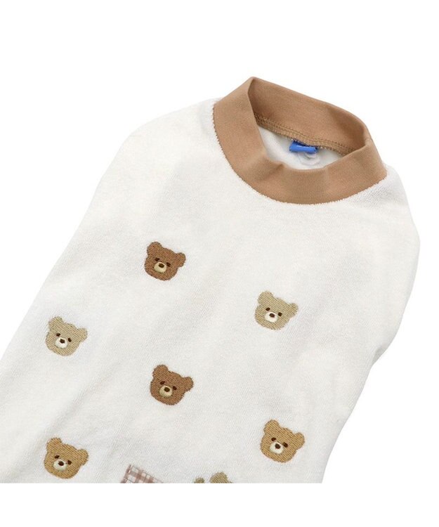PET PARADISE ペットパラダイスくまちゃん サーモキープ Ｔシャツ 超小型犬 小型犬 ホワイト×ブラウン