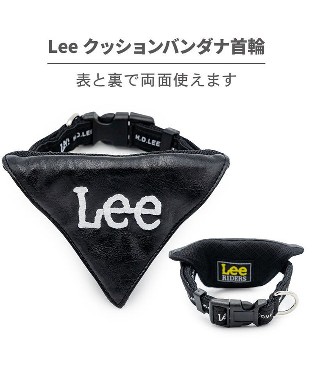PET PARADISE Lee クッション バンダナ 首輪 ３Ｓ ブラック