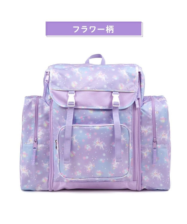 Mother garden マザーガーデン ユニコーン トラベル リュック 《フラワー柄》 フラワー柄