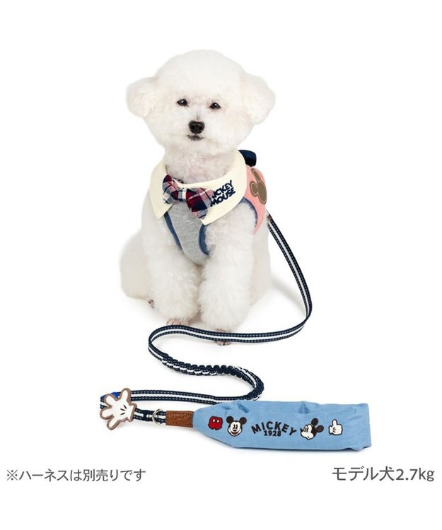 PET PARADISE ディズニー ミッキーマウス クッションリード SS～S ブルー