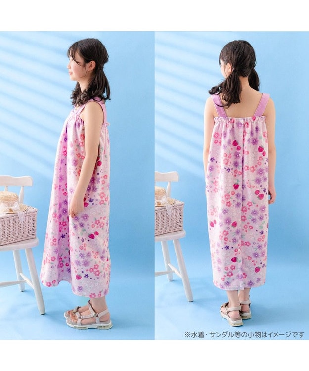 Mother garden マザーガーデン 野いちご 水泳 ラップタオル 100cm 野いちご
