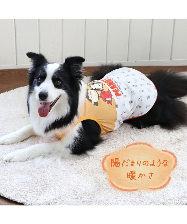 PET PARADISE スヌーピー ペティヒート タンクトップ 《トリオ柄》 中型犬 大型犬 オレンジ