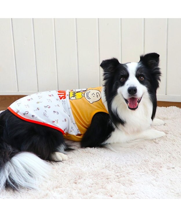 PET PARADISE スヌーピー ペティヒート タンクトップ 《トリオ柄》 中型犬 大型犬 オレンジ