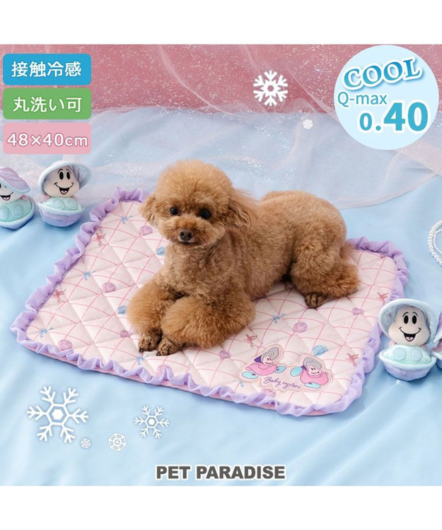 PET PARADISE ディズニー ヤングオイスター クールマット  S ピンク