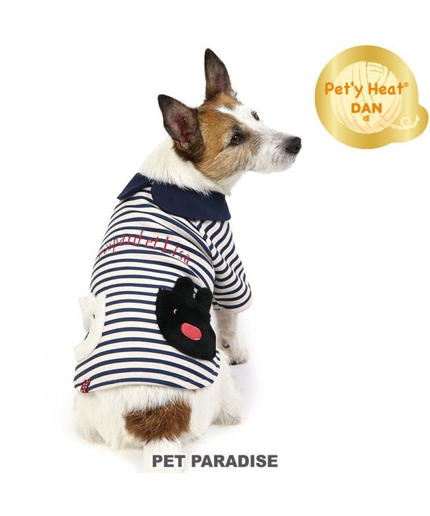 PET PARADISE リサとガスパール ペティヒートDAN Tシャツ 《ボーダー 縞柄》小型犬
