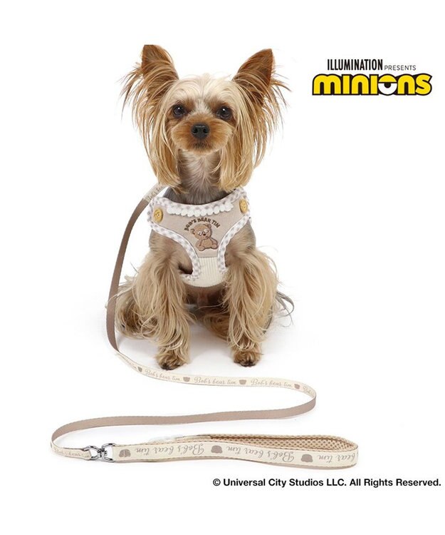 PET PARADISE ミニオン ティム リード付きハーネス 《チェック柄》  ３Ｓ 小型犬 チェック柄