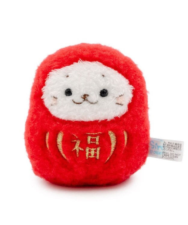 Mother garden しろたん 福だるま マスコット 《赤色》 単品 赤色