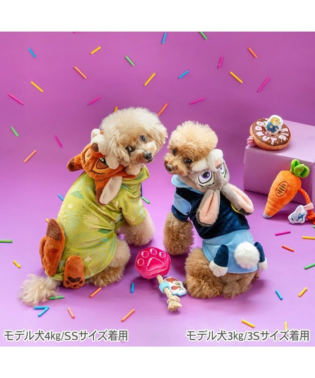 PET PARADISE ディズニー ズートピア ニック なりきり 小型犬 オレンジ