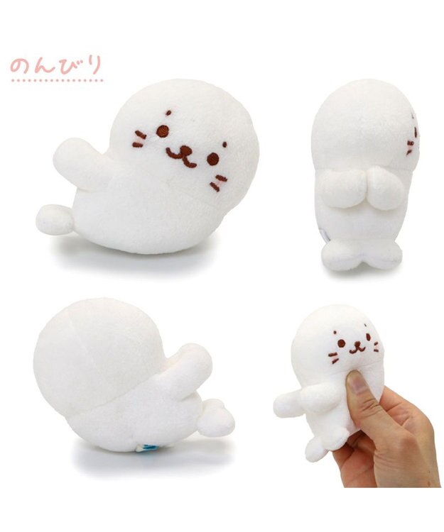 Mother garden しろたん クリップマスコット 《のんびりしろたん／ウインクしろたん 》 9cm  【単品】 しろたん