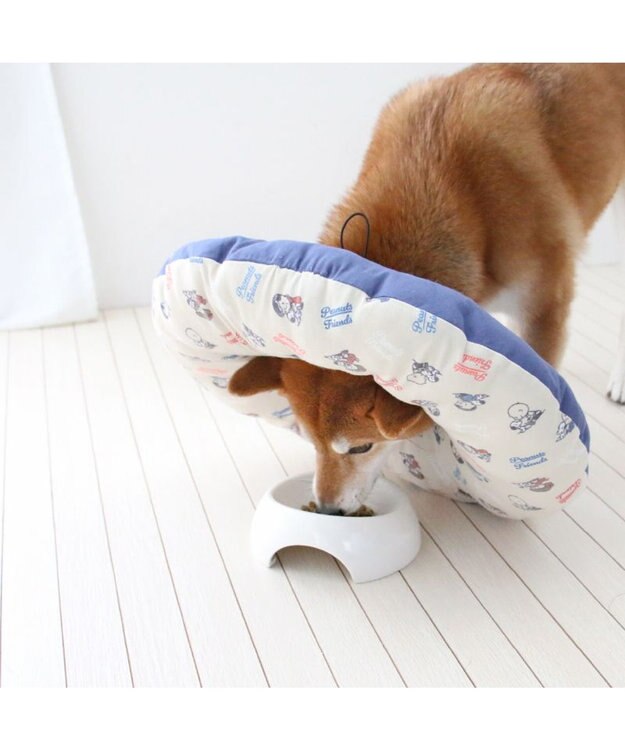 PET PARADISE スヌーピー makokoro エリザベスカラー ＳＭ 中型犬 -
