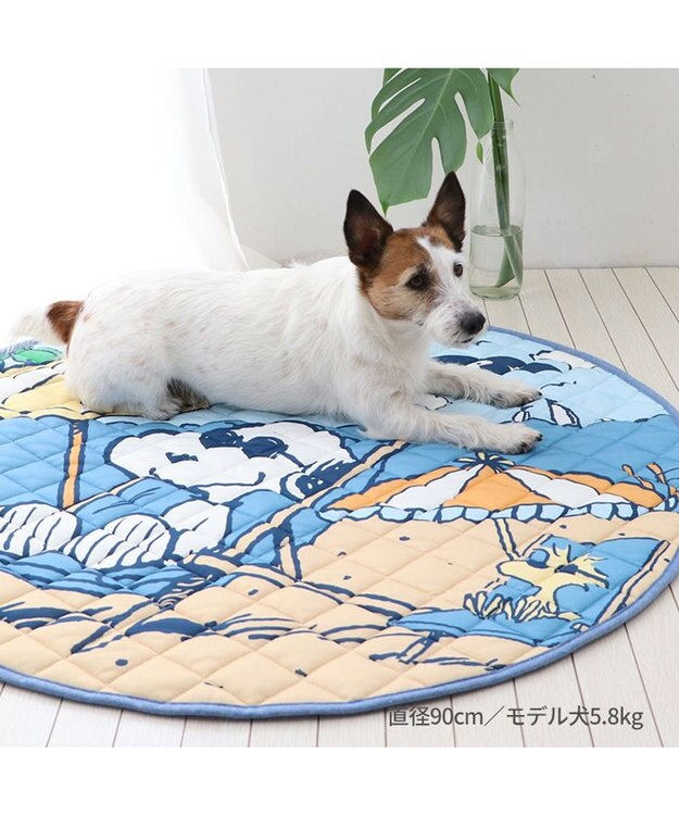 PET PARADISE スヌーピー クールマット 《ビーチ柄》 90cm ビーチ柄