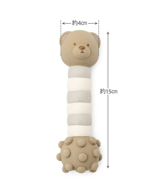 PET PARADISE ペットパラダイス くまちゃん ラテックス トイ 《ブラウン》 ブラウン