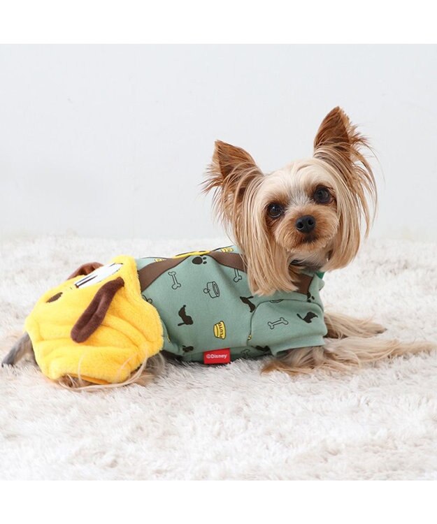 PET PARADISE ディズニー プルート ロンパース 小型犬 イエロー