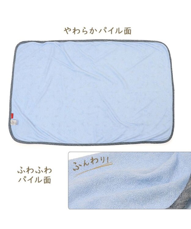PET PARADISE リサとガスパール クールブランケット (90×60cm) 水色