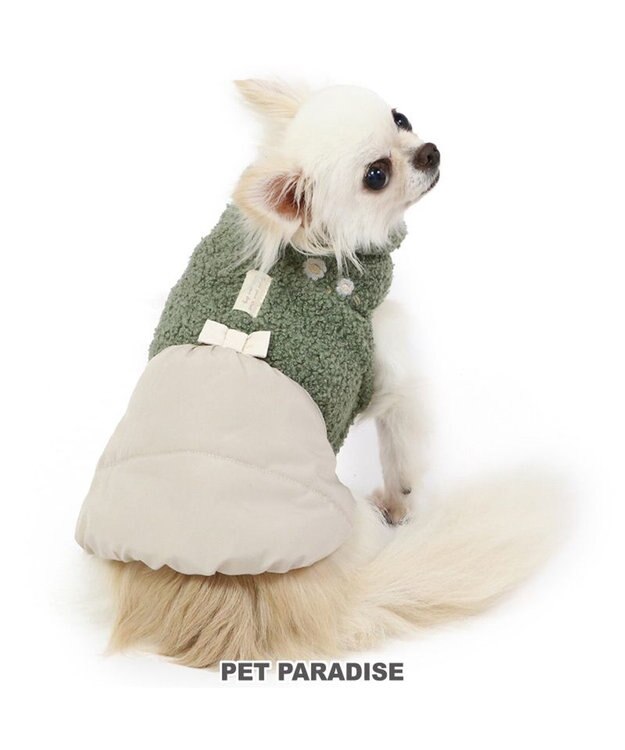 PET PARADISE ペットパラダイス 遠赤外線 エアベスト 《カーキー》 小型犬 カーキ