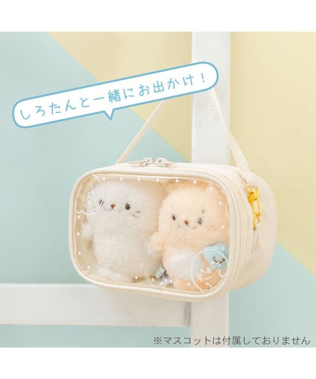 Mother garden しろたん どこでも！たてよこぬいぐるみキャリーケース 《ホワイト》 ホワイト