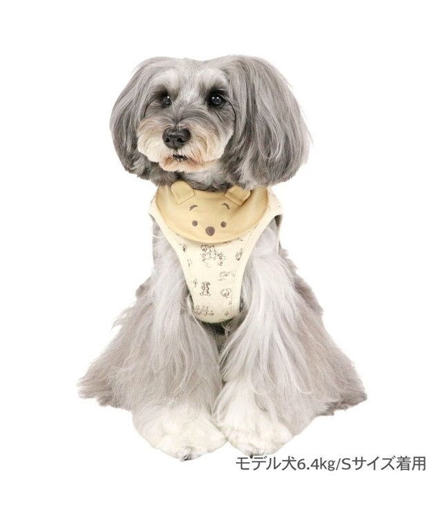 PET PARADISE ディズニー くまのプーさん スタイ付き ベスト ハーネス ＳＳ 小型犬 イエロー