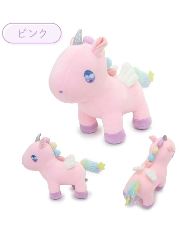 Mother garden マザーガーデン ユニコーン ぷにもち ぬいぐるみ 20cm 《ピンク》 ピンク