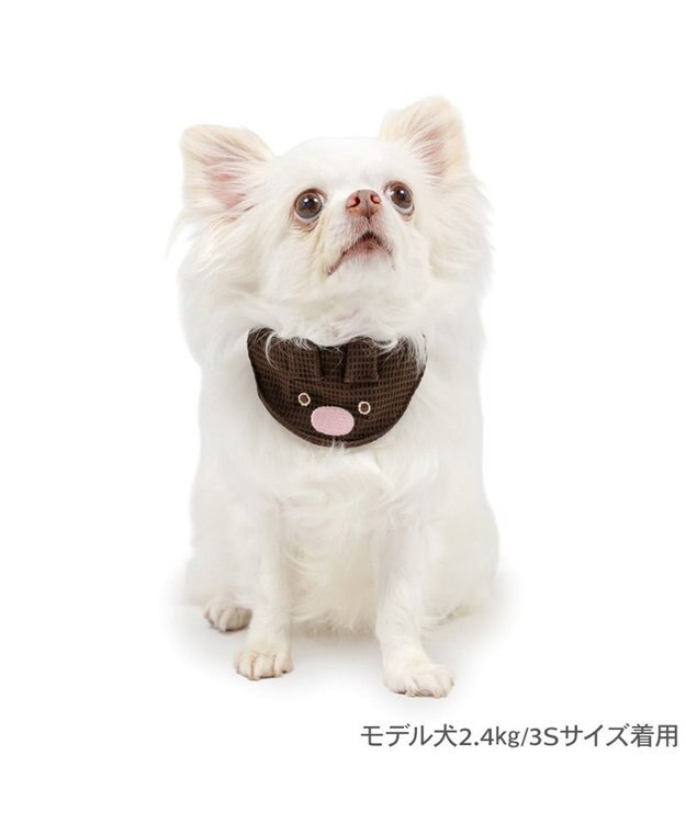 PET PARADISE リサとガスパール スタイ首輪 《ガスパール》 ３Ｓ ブラウン