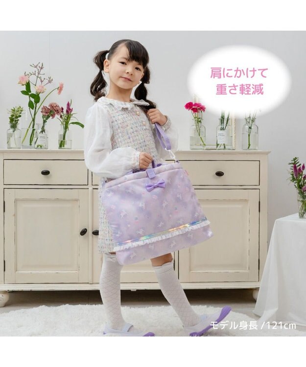 Mother garden マザーガーデン  野いちご レッスンバッグ 《レトロストロベリー柄》 レトロストロベリー柄